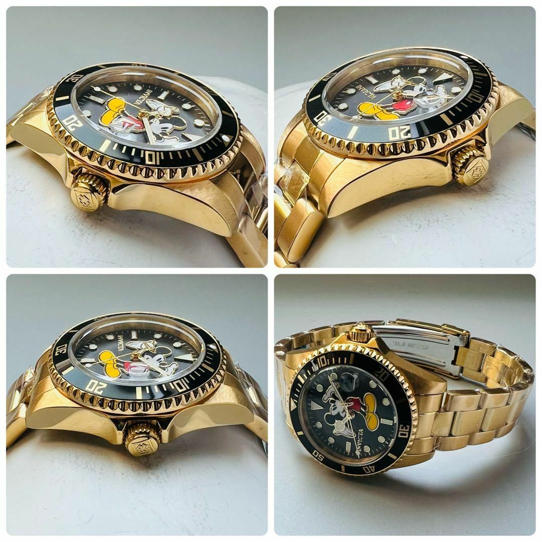 INVICTA(インビクタ)のインビクタ 腕時計 レディース 新品 ディズニー ミッキー 世界限定 ゴールド レディースのファッション小物(腕時計)の商品写真