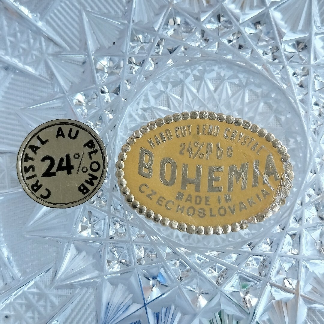 ボヘミアングラス BOHEMIA クリスタル 灰皿の通販 by ココリン's ボヘミアングラス BOHEMIA クリスタル 灰皿の通販 by ココリン's