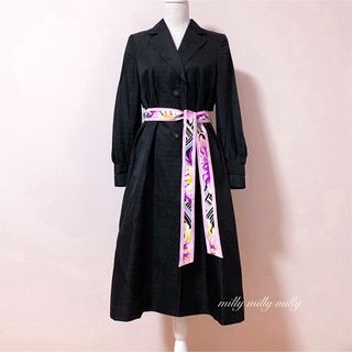 【Spick \u0026 Span】Ballis.シャギー ケープコート カシミア混美品