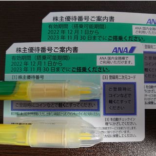 エーエヌエー(ゼンニッポンクウユ)(ANA(全日本空輸))の【値下げ】ANA 全日空　株主優待券2枚セット(その他)