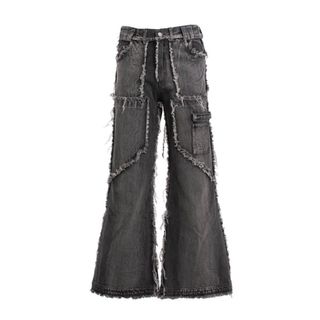 バレンシアガ 22SS 697834 デイトロイ加工クラッシュデニムパンツ ...