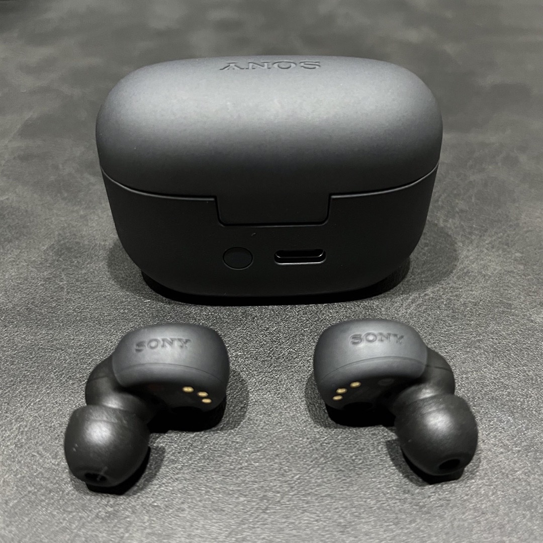 SONY(ソニー)のSONY フルワイヤレスイヤホン Linkbuds ブラック WF-LS900N スマホ/家電/カメラのオーディオ機器(ヘッドフォン/イヤフォン)の商品写真