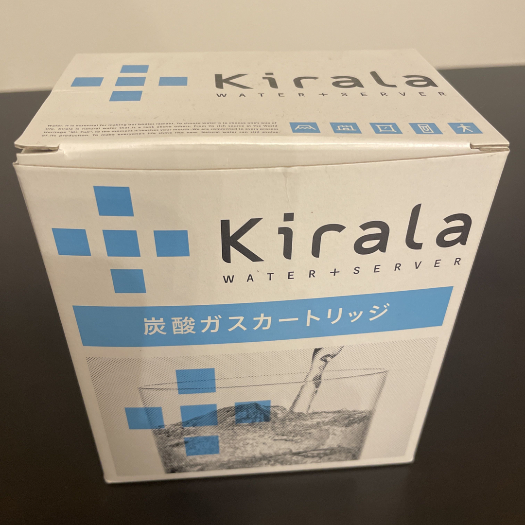 キララ(キララ)のkirala 炭酸ガスカートリッジ 食品/飲料/酒の飲料(ミネラルウォーター)の商品写真