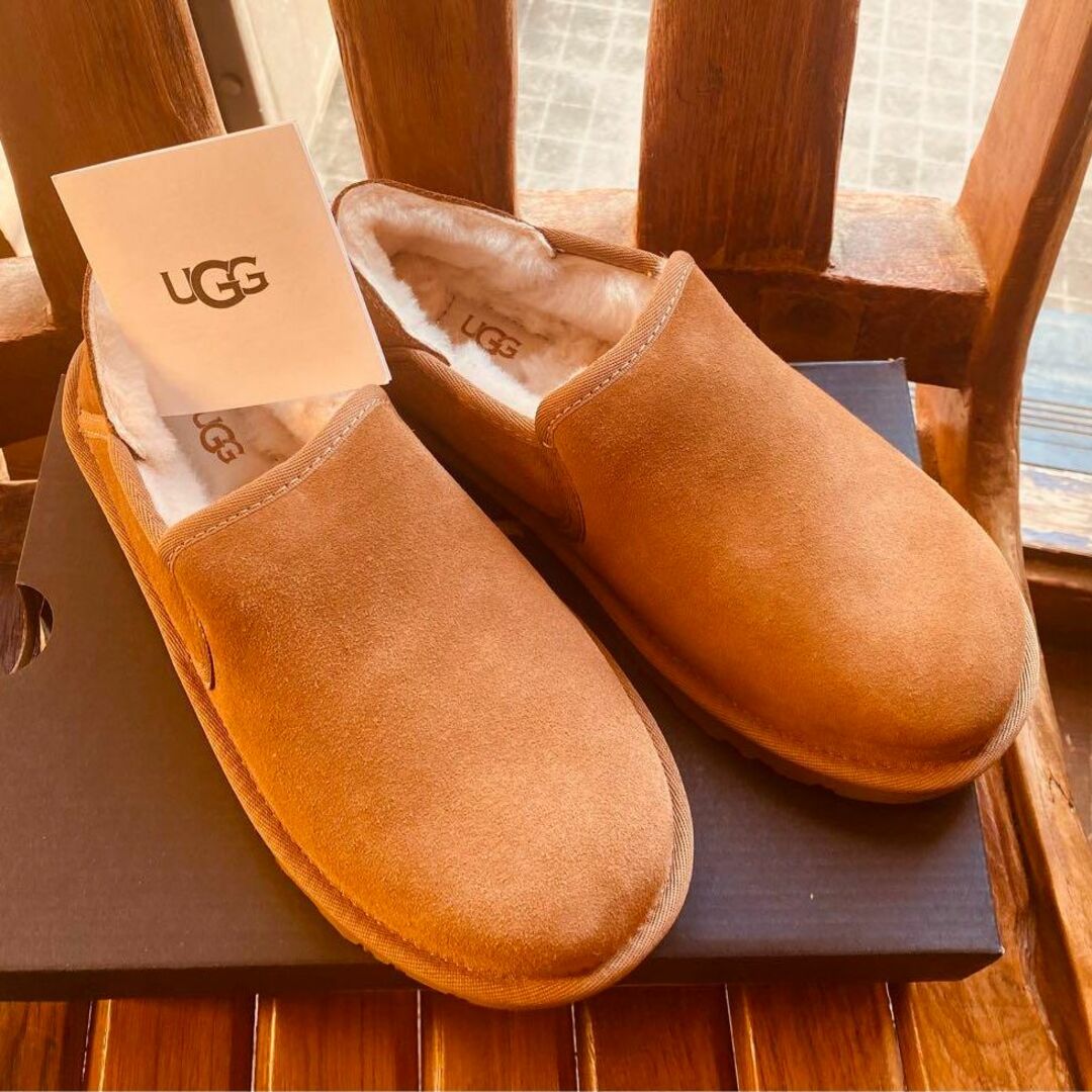 UGG(アグ)の完売しました。。。。。✨③新品✨24素足履き✨UGG✨KENTON✨ケントン✨茶 レディースの靴/シューズ(スリッポン/モカシン)の商品写真