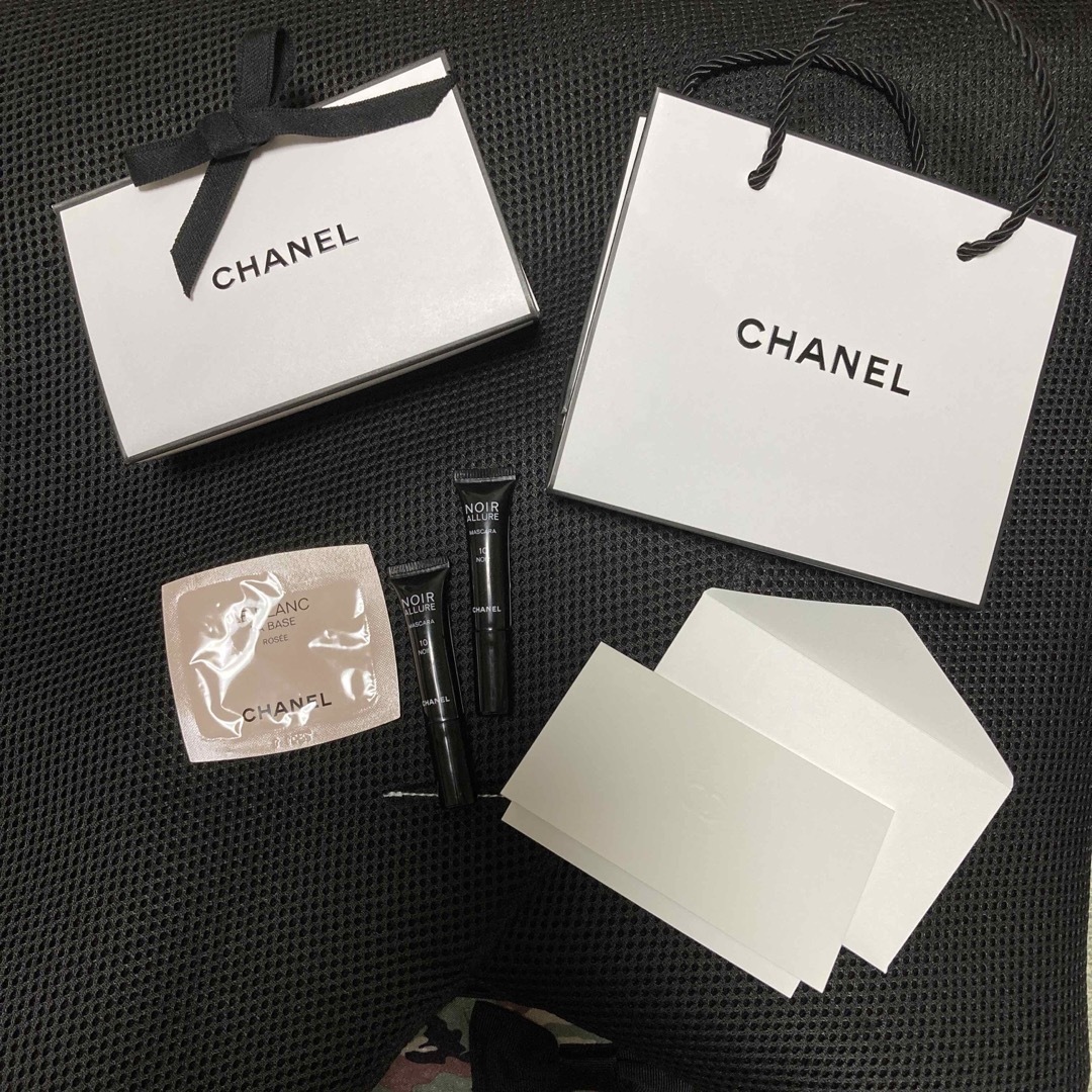 CHANEL(シャネル)のCHANEL サンプル　セット　マスカラ　メイクアップベース コスメ/美容のキット/セット(サンプル/トライアルキット)の商品写真