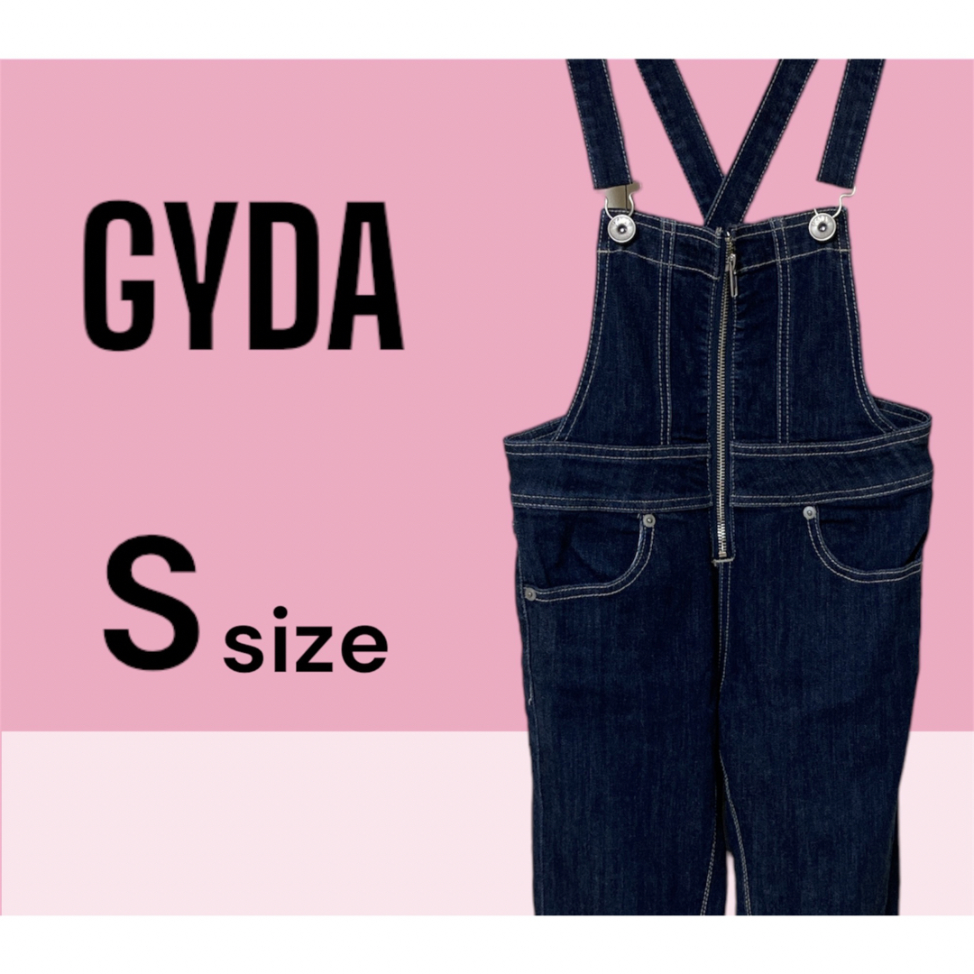 GYDA(ジェイダ)のGYDA ジェイダ ラギットエッジデニムZIPスキニーサロペット レディースのパンツ(サロペット/オーバーオール)の商品写真