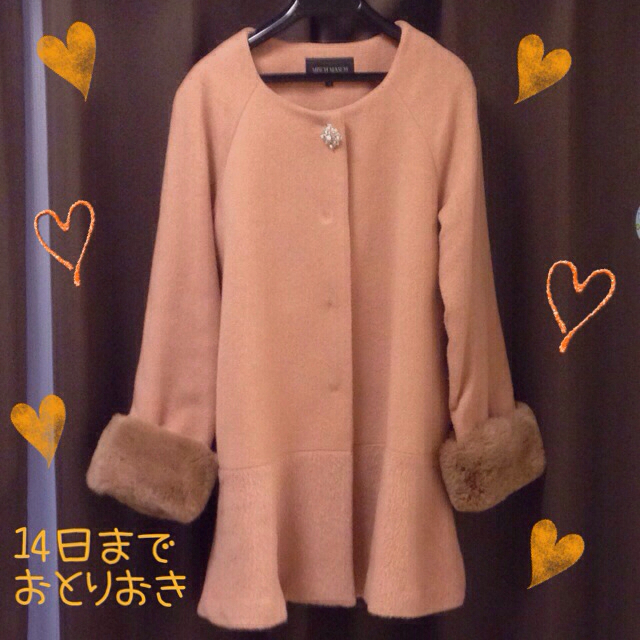 MISCH MASCH - 14日までお取り置き♡袖ファー♡コート♡