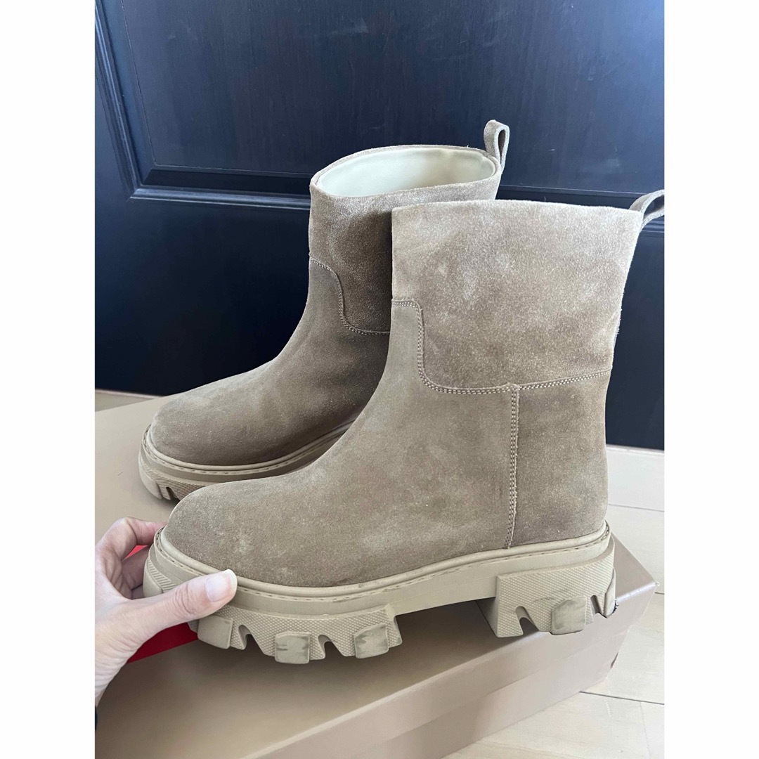 新品GIA BORGHINI/ジア ボルギーニ　Suede Short Boot