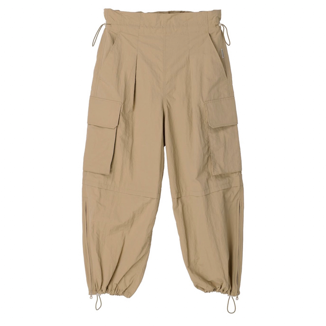 Wellness Zip Hem Wide Cargo Pants