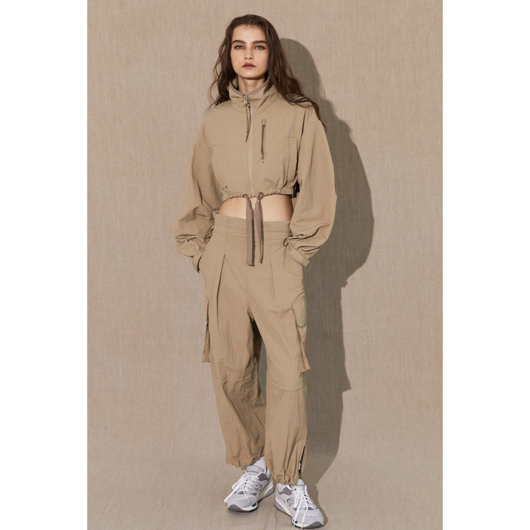 Wellness Zip Hem Wide Cargo Pants