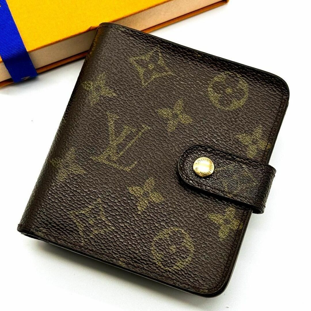 LOUIS VUITTON - 美品 良品 ルイヴィトン モノグラム コンパクトジップ ...