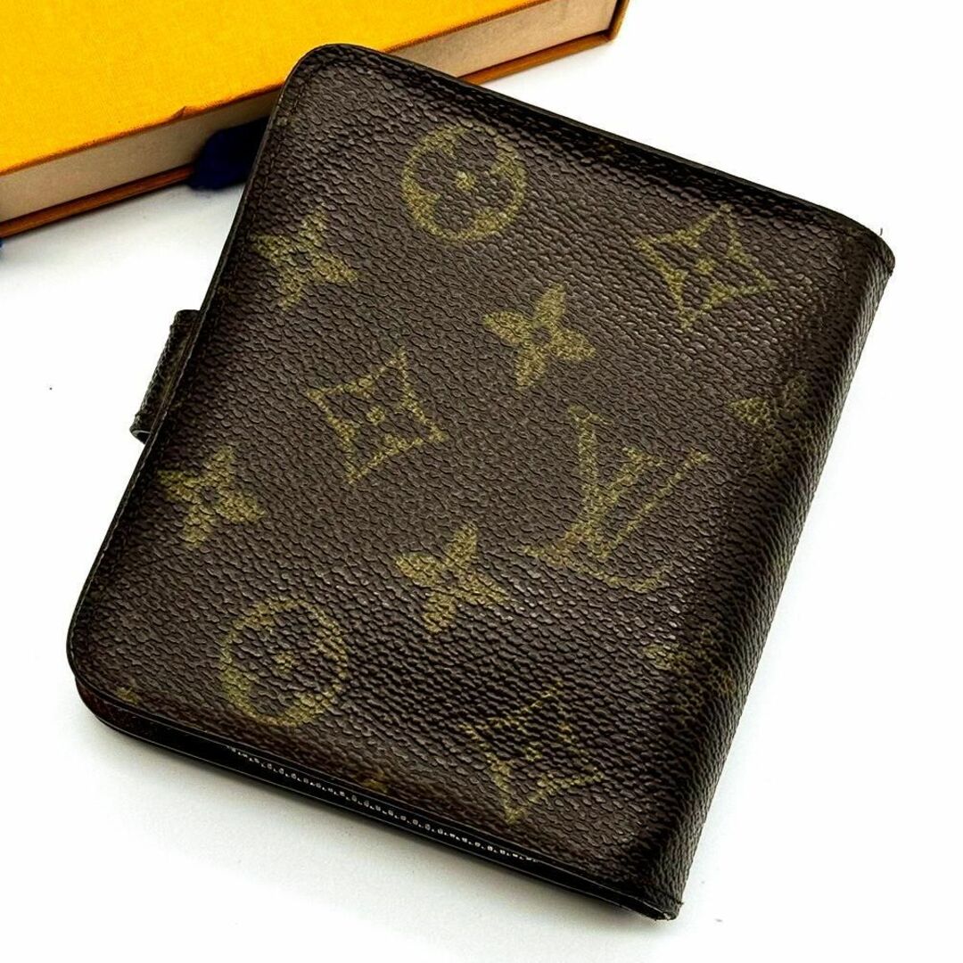 LOUIS VUITTON - 美品 良品 ルイヴィトン モノグラム コンパクトジップ ...