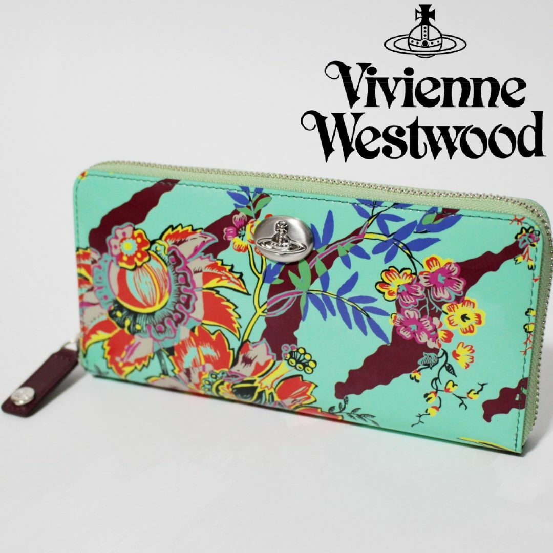 Vivienne Westwood(ヴィヴィアンウエストウッド)の新品 ヴィヴィアンウエストウッド タイガーフラワー ラウンドファスナー長財布 レディースのファッション小物(財布)の商品写真