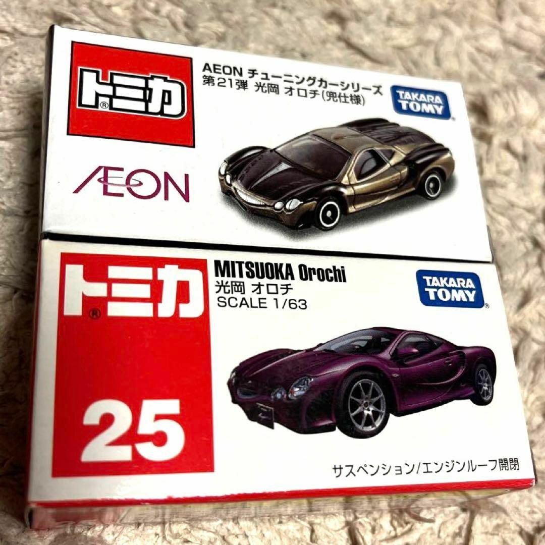 【新品箱付き】光岡自動車　オロチ　兜仕様　セット　トミカ　レア エンタメ/ホビーのおもちゃ/ぬいぐるみ(ミニカー)の商品写真