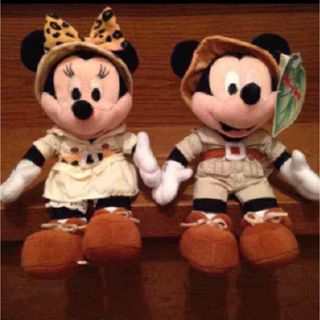 ディズニー(Disney)の★レア★サファリルックぬいぐるみセット(ぬいぐるみ)