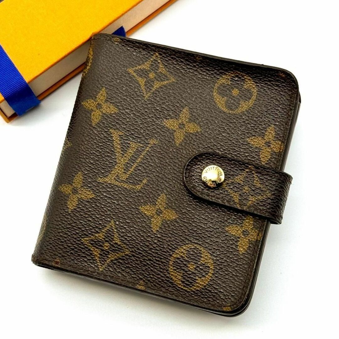 美品 ルイヴィトン Louis Vuitton 二つ折り財布 レディース