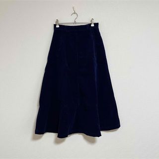 サンタモニカ(Santa Monica)の【美品】vintage 古着 コーデュロイ スカート フレア レディース(ひざ丈スカート)