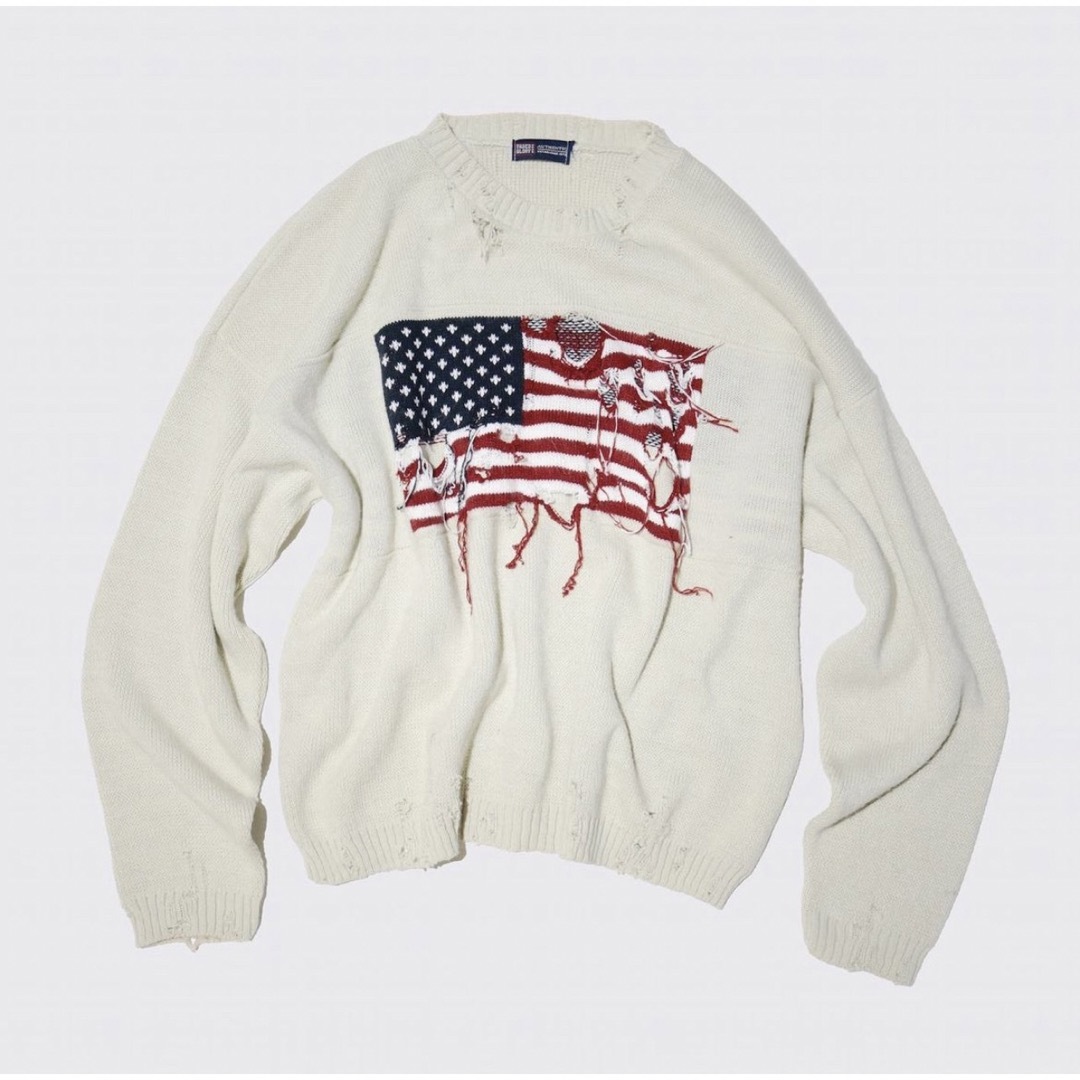 NOILL BROKEN FLAG SWEATER BOROトップス