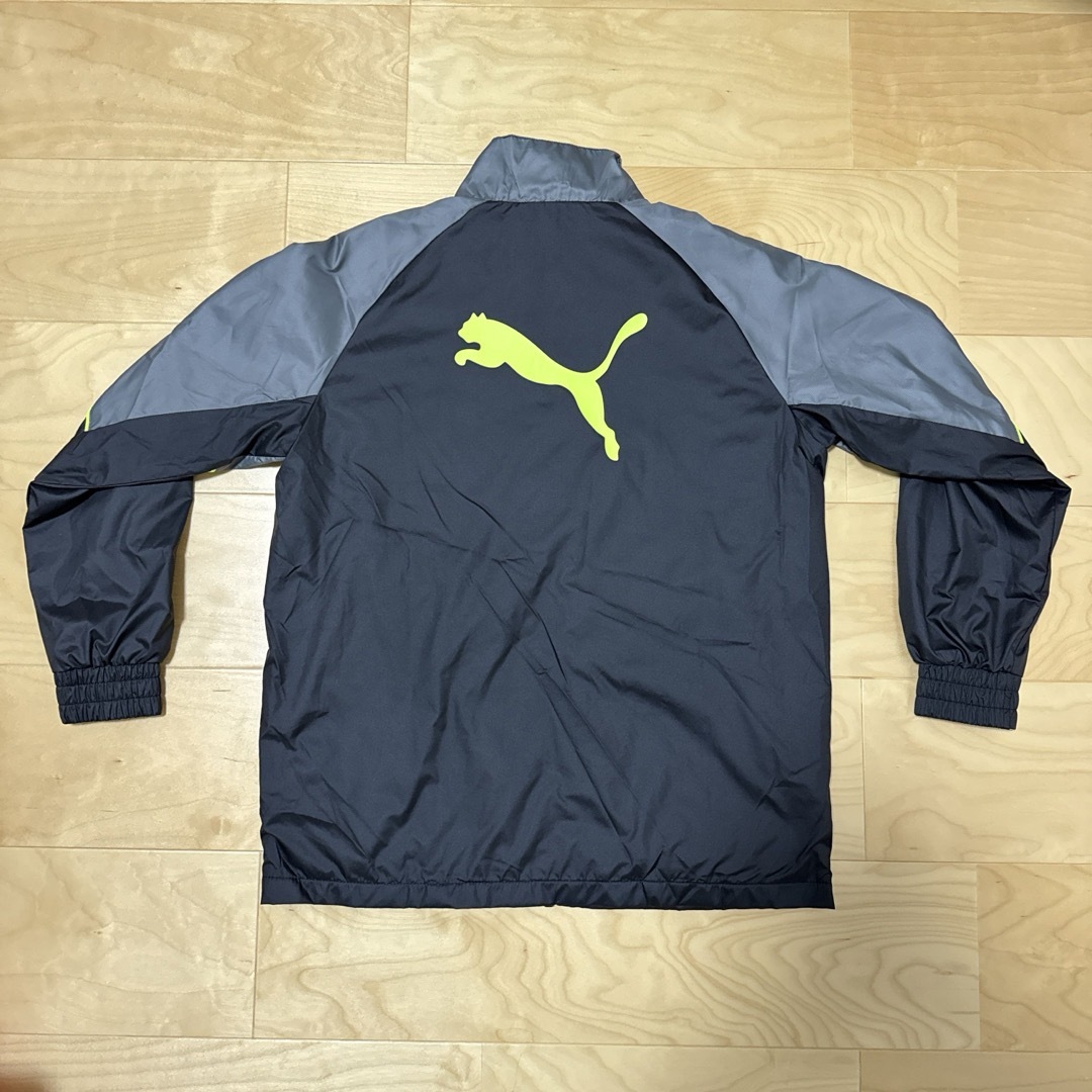 PUMA(プーマ)の新品未使用　PUMA ウィンドブレーカー　160cm ブラック キッズ/ベビー/マタニティのキッズ服男の子用(90cm~)(ジャケット/上着)の商品写真