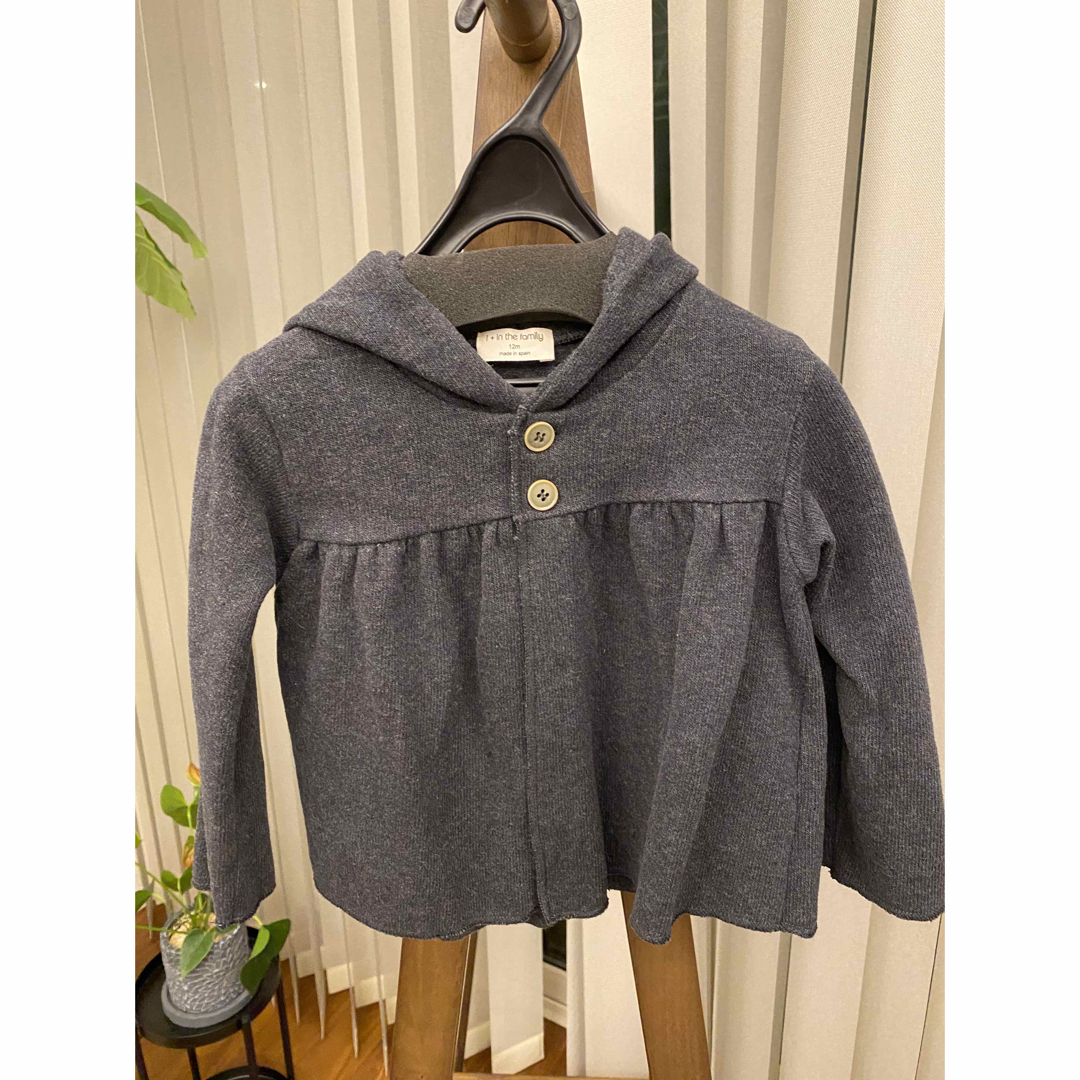 BEAMS(ビームス)の美品　ビームス　カーディガン　80 女の子　子供 キッズ/ベビー/マタニティのベビー服(~85cm)(カーディガン/ボレロ)の商品写真