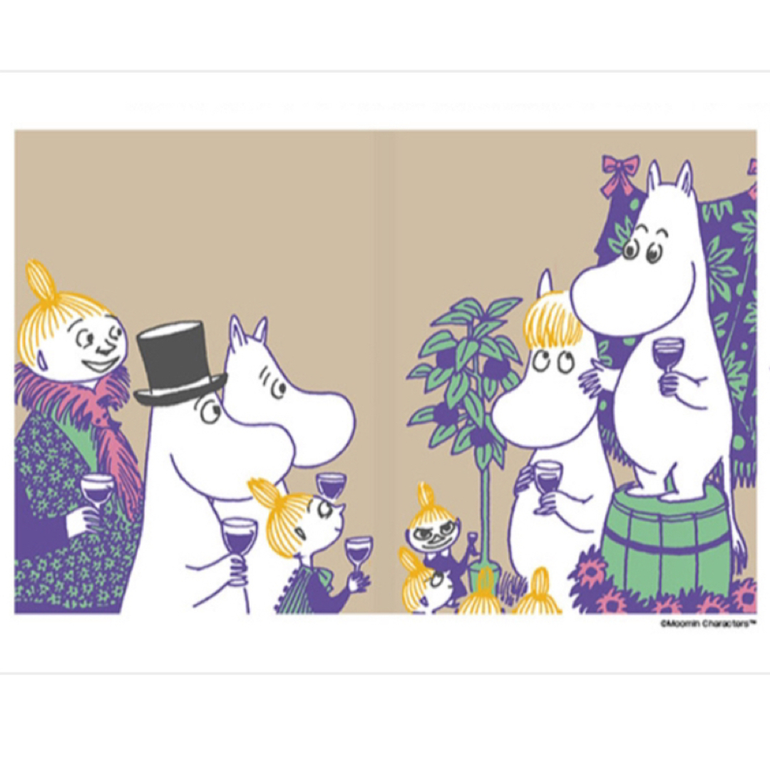 MOOMIN(ムーミン)の新品未使用品】MOE2023年 11月号付録ムーミンダイヤリー2024 インテリア/住まい/日用品の文房具(カレンダー/スケジュール)の商品写真