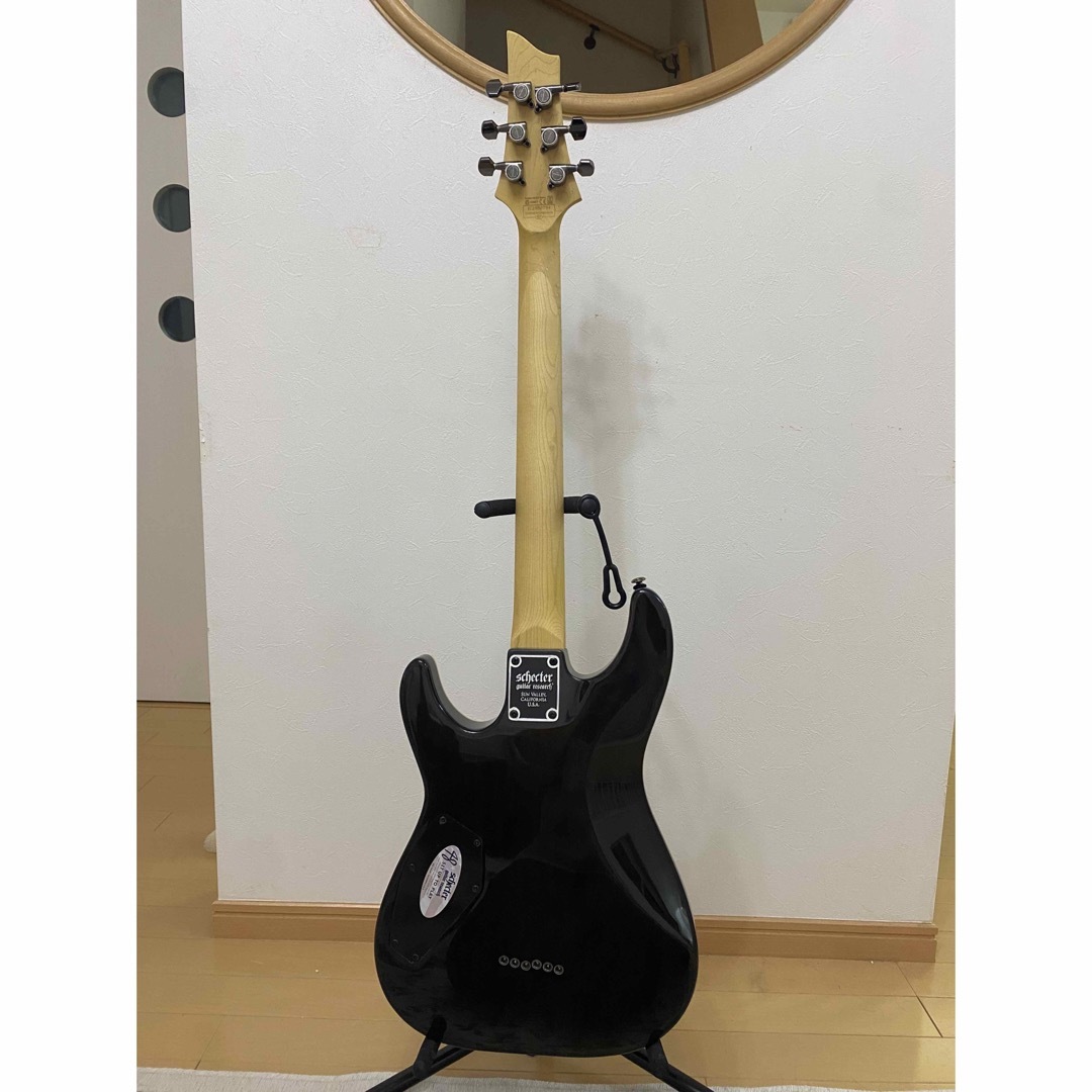 SCHECTER(シェクター)の超美品☆SCHECTER シェクター OMEN EXTREME-6 STBLK 楽器のギター(エレキギター)の商品写真