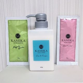 カミカ(KAMIKA)のKAMIKA カミカ クリームシャンプー 　洋梨とフリージアの香り 400g＋α(シャンプー)