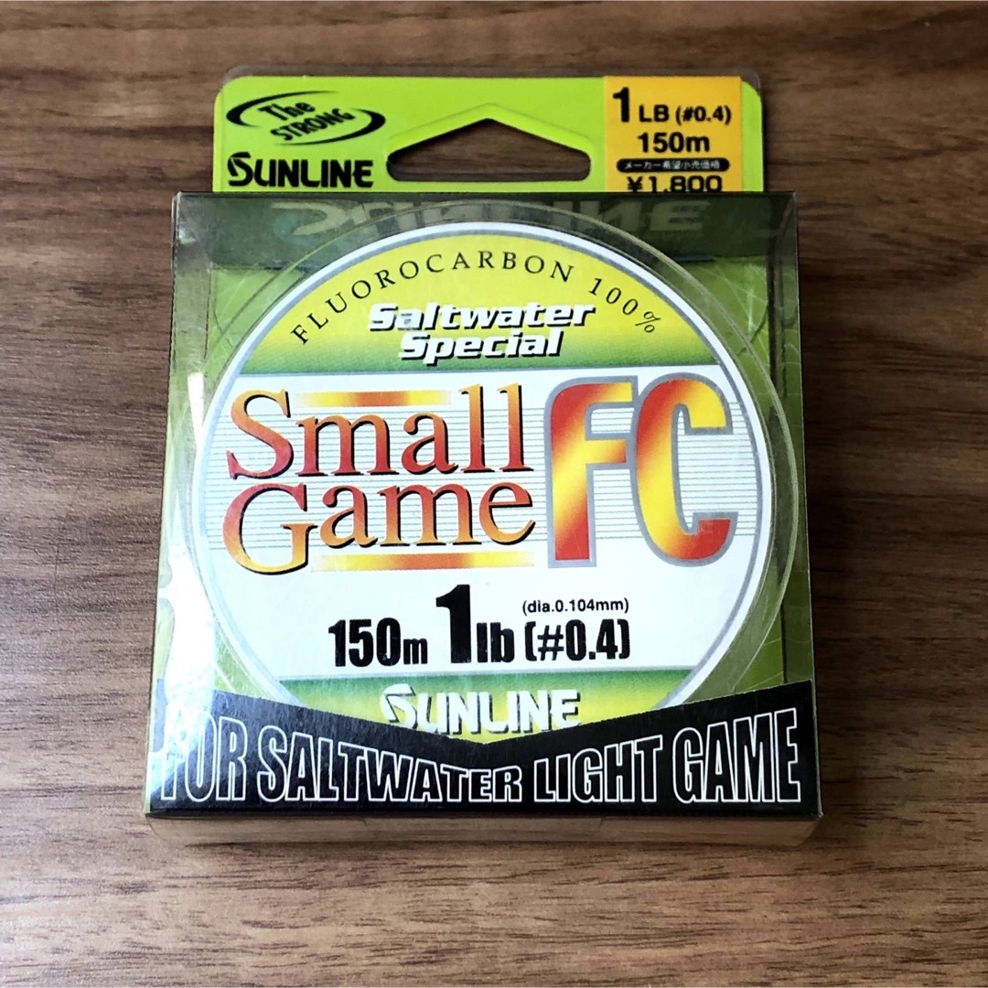 SUNLINE(サンライン)の新品　サンライン　スモールゲームFC 150ｍ　0.4号　 アジング　メバリング スポーツ/アウトドアのフィッシング(釣り糸/ライン)の商品写真