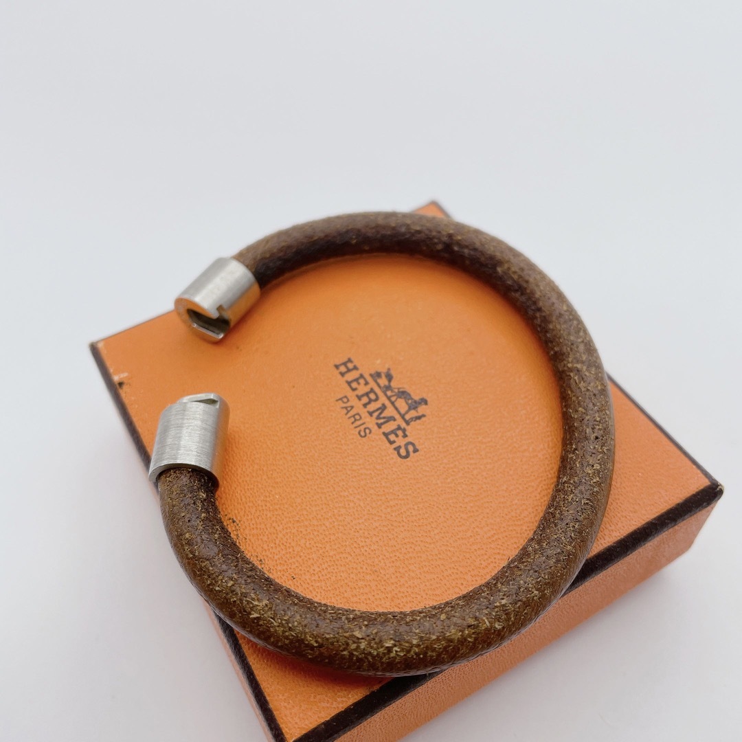 HERMES エルメス イオタ レザー ブレスレット