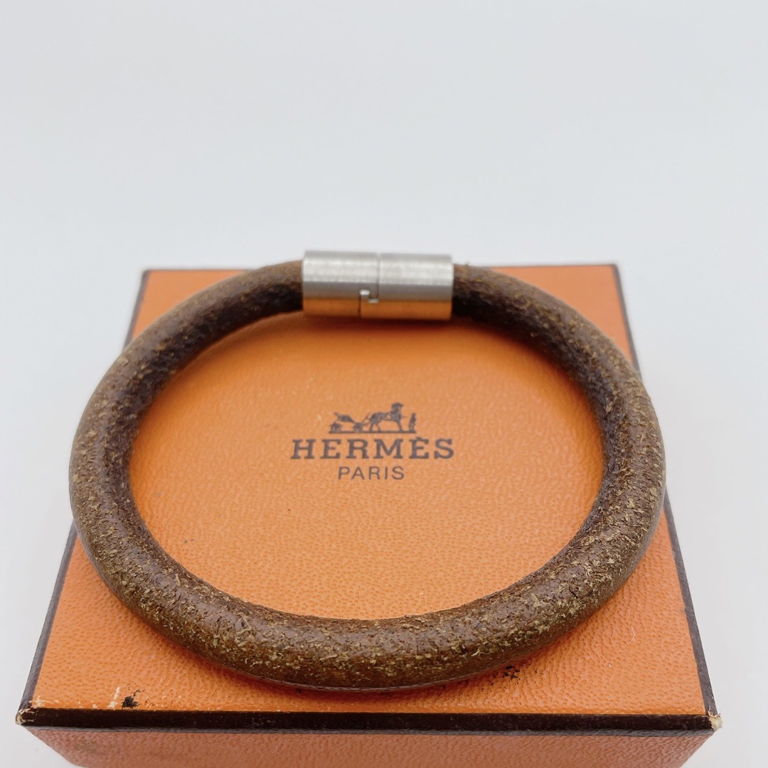 HERMES エルメス イオタ レザー ブレスレット