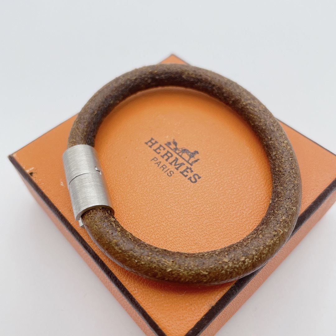 HERMES エルメス イオタ レザー ブレスレット | フリマアプリ ラクマ