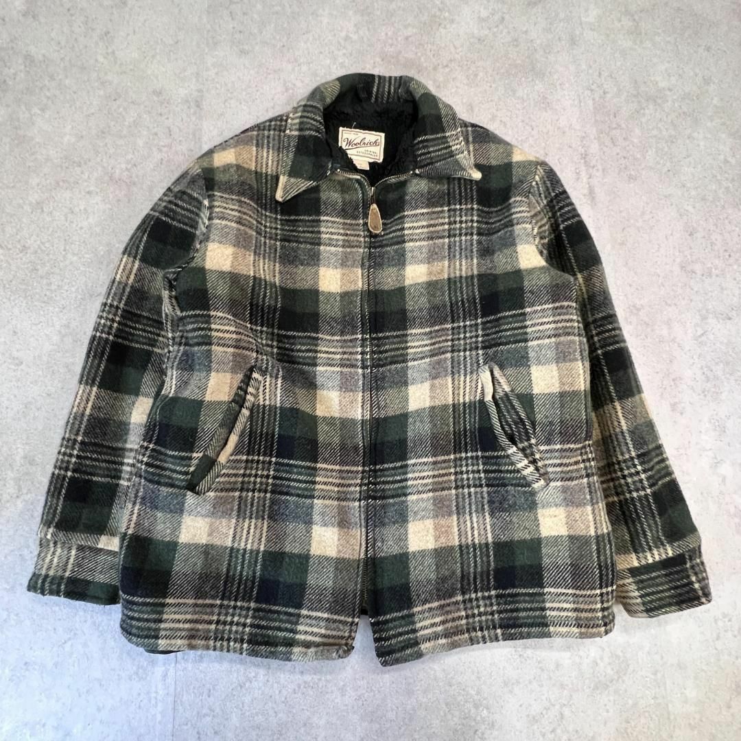 国内外の人気 Wool Rich ウールリッチ シャツジャケット 裏地ボア 古着