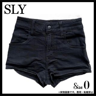 スライ(SLY)のSLY スライ ショート パンツ ショーパン Black ミニ 美品(ショートパンツ)