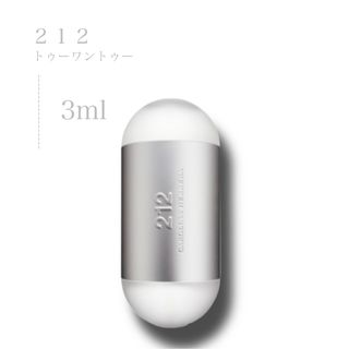 キャロライナヘレナ(CAROLINA HERRERA)のキャロライナヘレラ212 オーデトワレ 3ml 香水(ユニセックス)