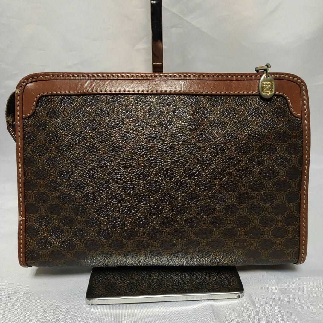 H6超美品 オールドセリーヌ クラッチバッグ セカンドバック マカダム 総柄