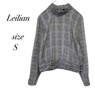 レリアン(leilian)の【Leilian】レリアン ブラウス 長袖 トップス 総柄  Sサイズ(シャツ/ブラウス(長袖/七分))