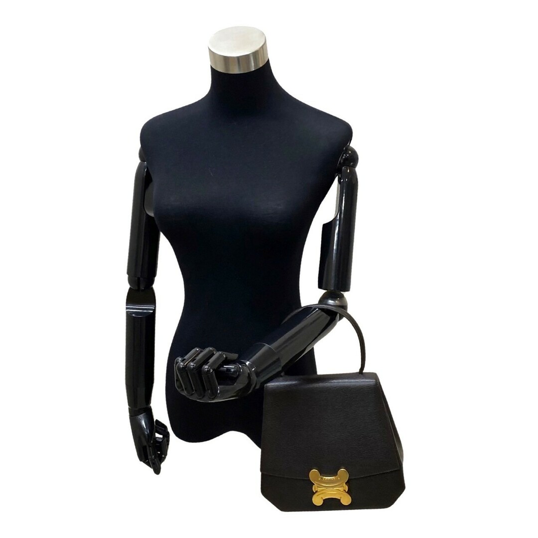 celine - 極 美品 袋付き CELINE セリーヌ トリオンフ ロゴ 金具