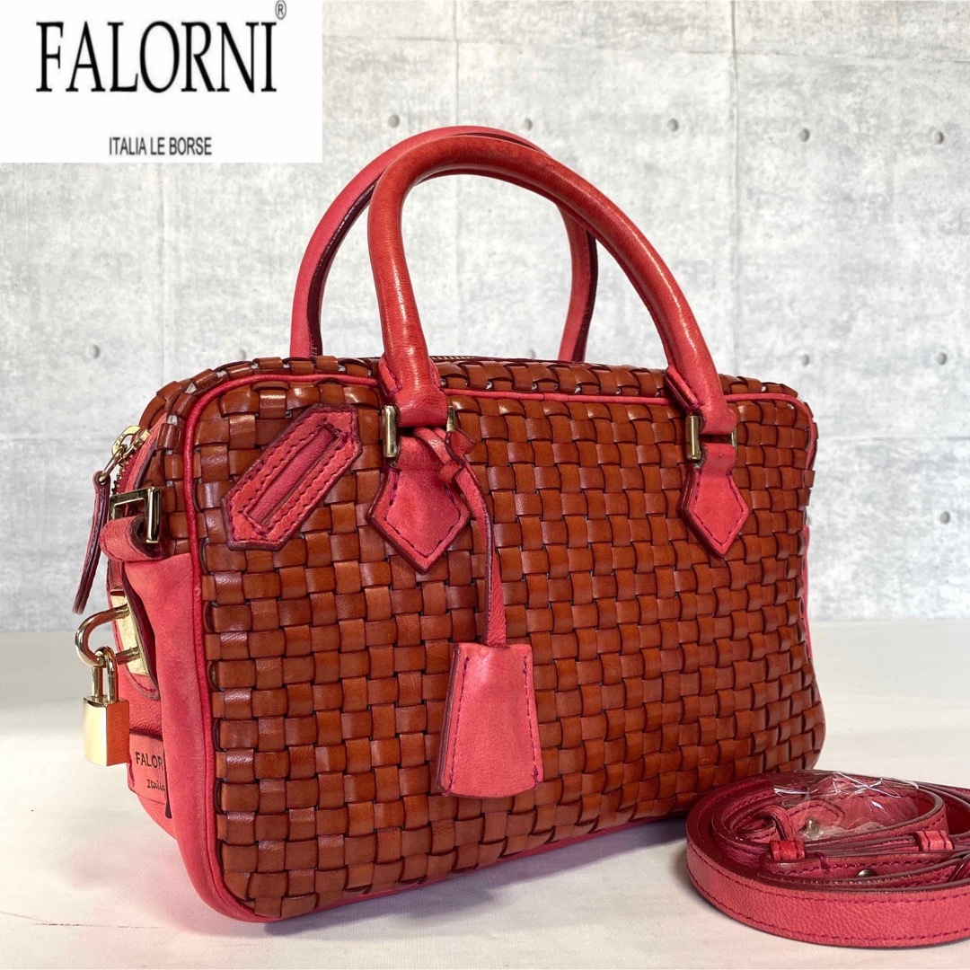 FALORNI - 【FALORNI】イントレチャート マルチカラー レザー 2WAY