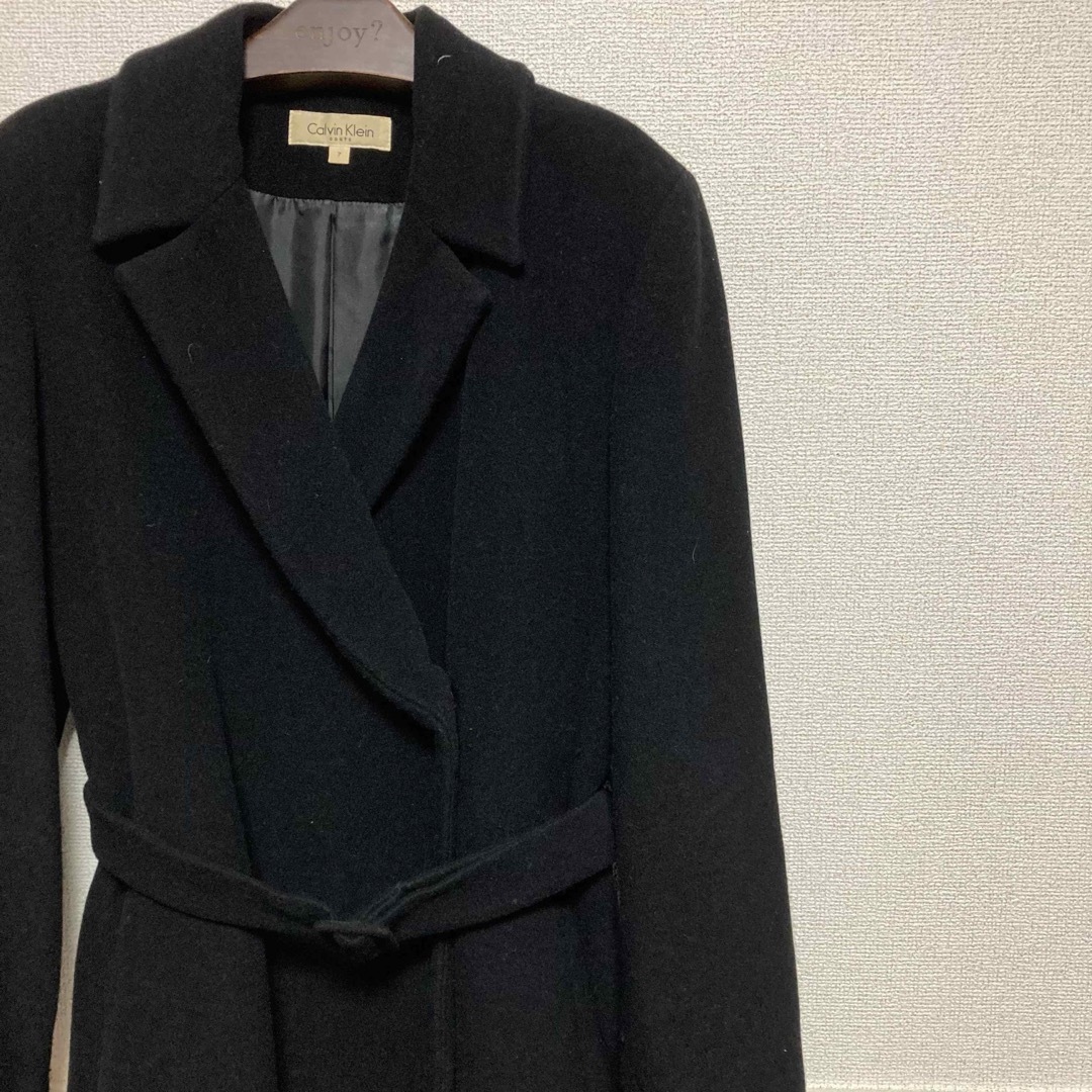 Calvin Klein(カルバンクライン)のcalvin klein 90's オールド 古着 ウールコート ハーフコート レディースのジャケット/アウター(ロングコート)の商品写真
