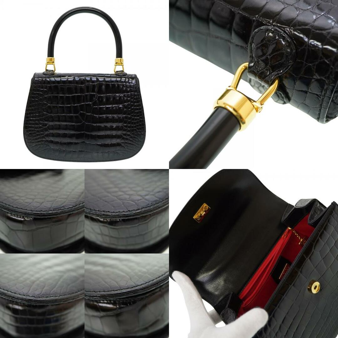 GUCCI - グッチ クロコ ヴィンテージ ハンドバッグ クロコダイル GUCCI - グッチ クロコ ヴィンテージ ハンドバッグ クロコダイル