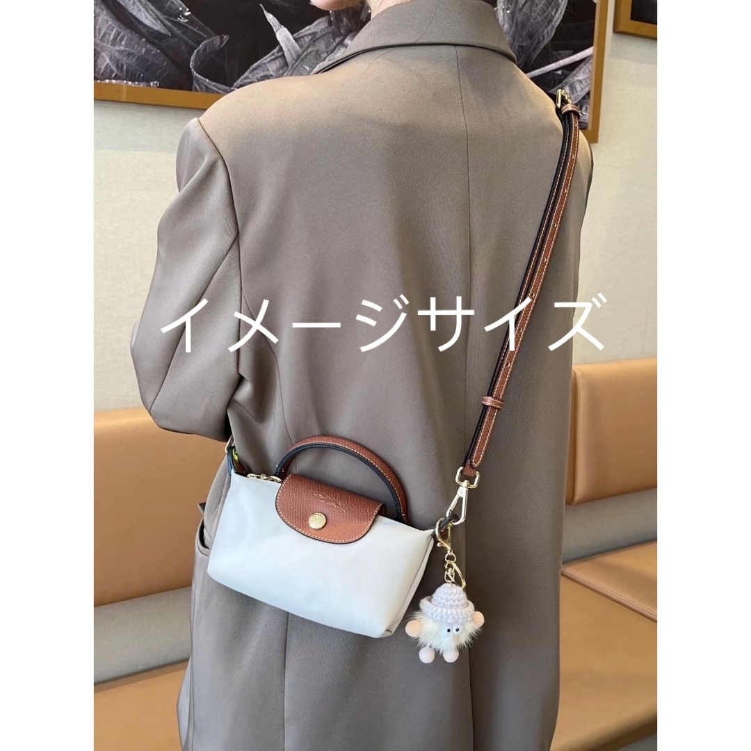 LONGCHAMP - ロンシャン オールレザー ショルダーバッグ 革 ブラックの