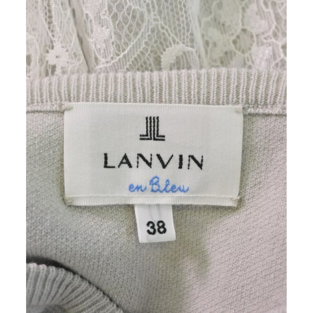 LANVIN en Bleu(ランバンオンブルー)のLANVIN en bleu ニット・セーター 38(M位) グレー 【古着】【中古】 レディースのトップス(ニット/セーター)の商品写真