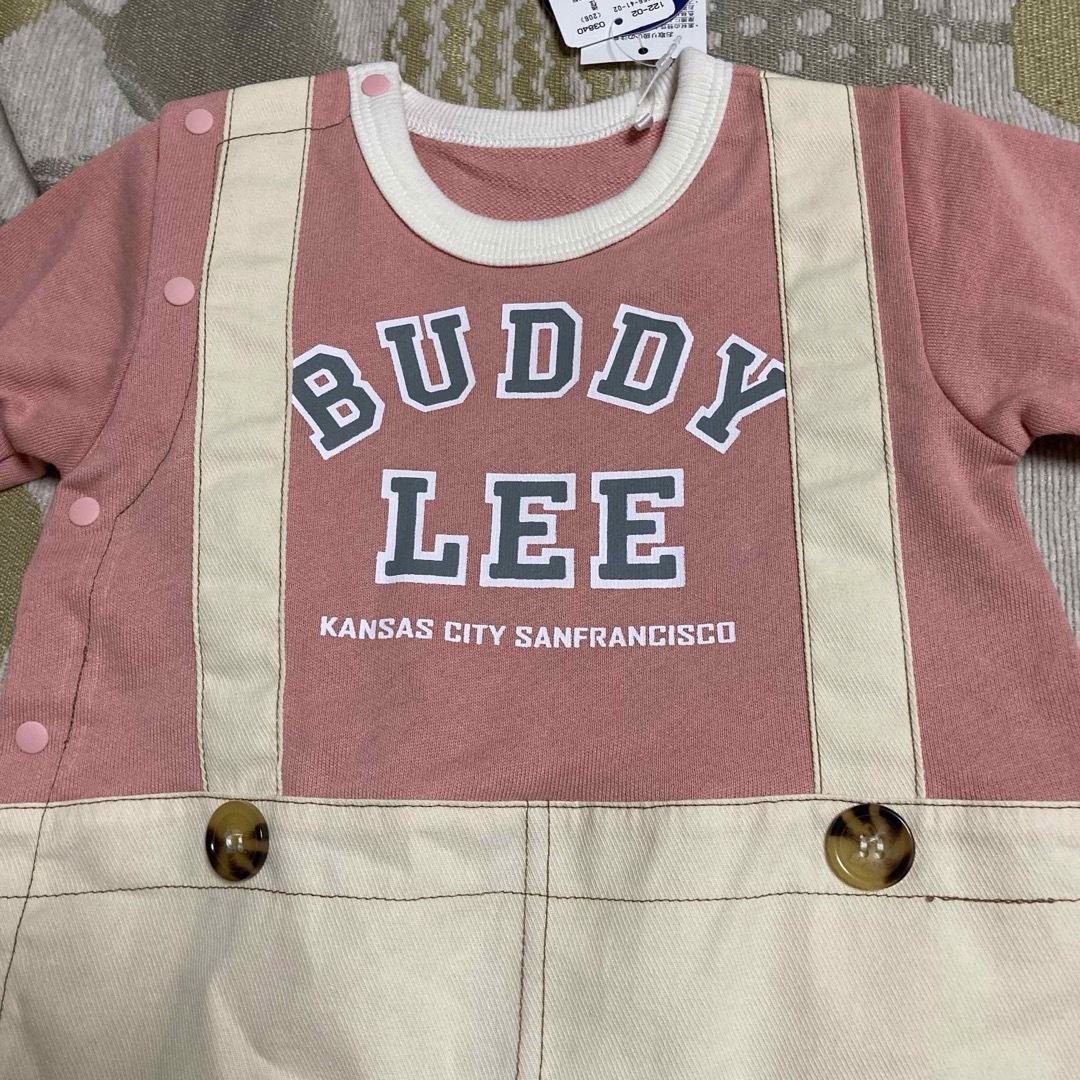 Buddy Lee(バディーリー)の《新品・タグ付き未使用》Buddy Lee 長袖ロンパース  50〜60cm A キッズ/ベビー/マタニティのベビー服(~85cm)(ロンパース)の商品写真