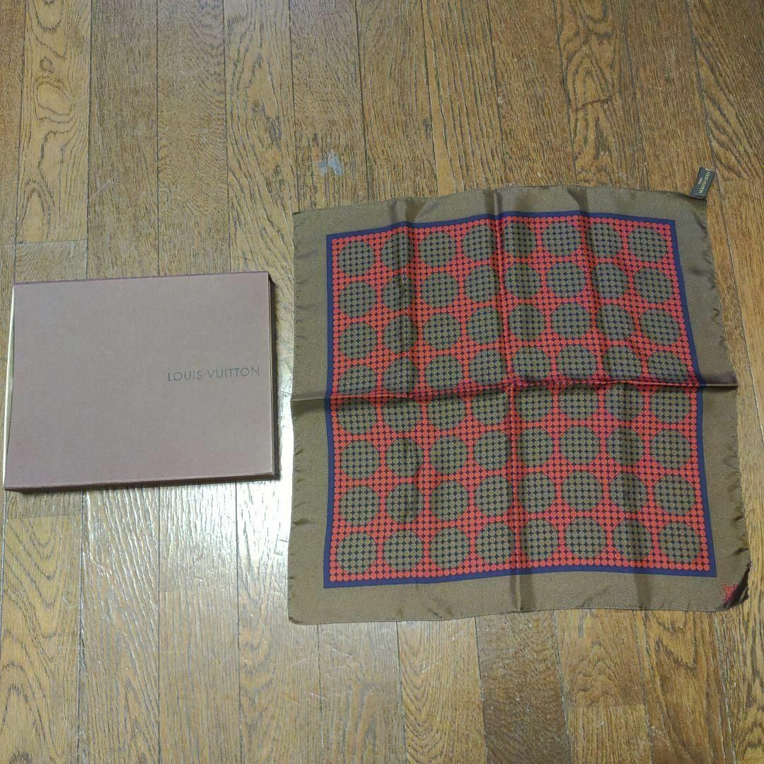 LOUIS VUITTON - 18未使用 ルイヴィトン ミニスカーフ ハンカチ