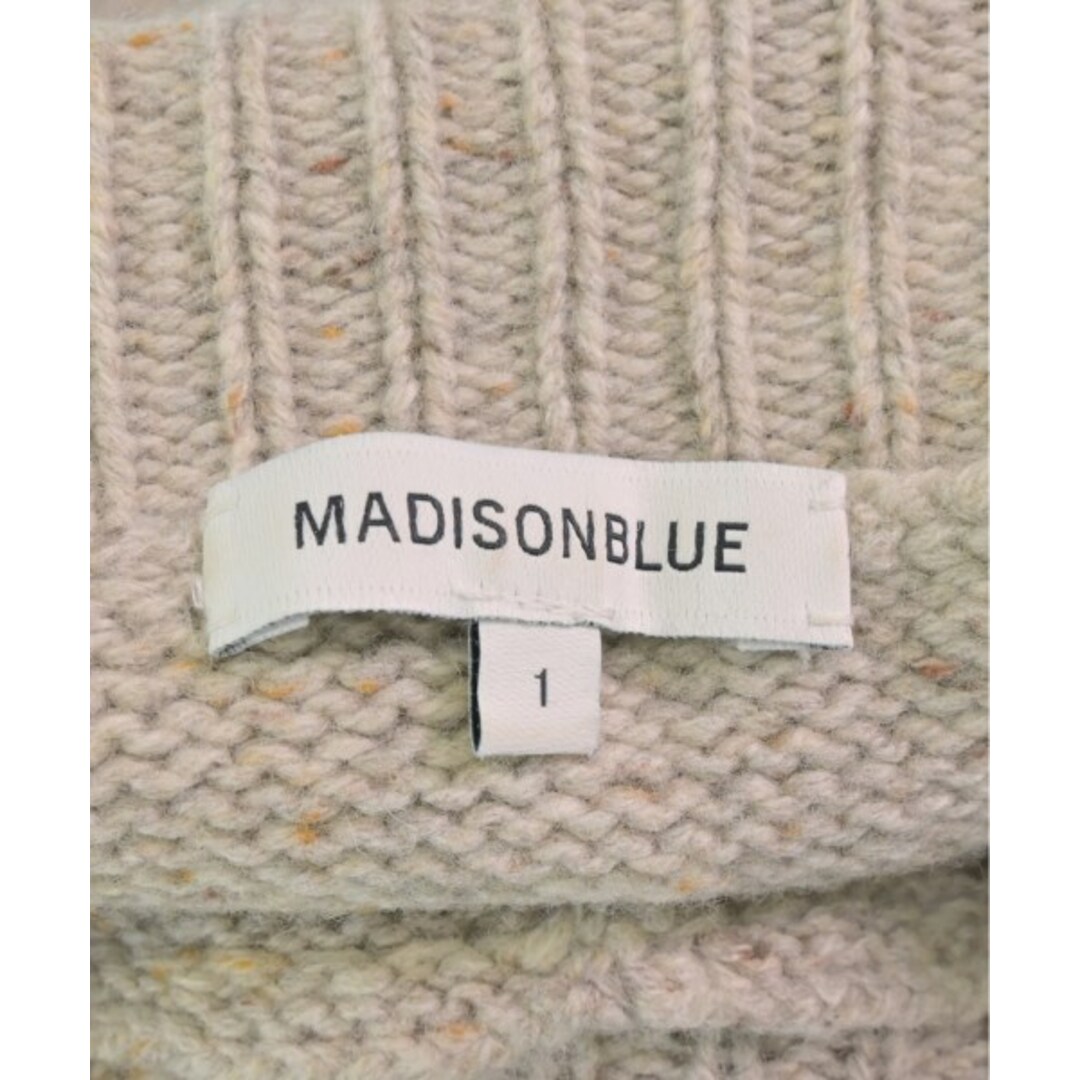 MADISONBLUE(マディソンブルー)のMADISON BLUE ニット・セーター 1(S位) ベージュ 【古着】【中古】 レディースのトップス(ニット/セーター)の商品写真