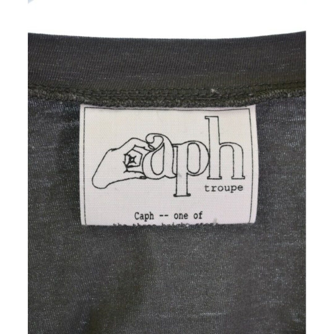 CAPH(カーフ)のcaph カーフ Tシャツ・カットソー F ダークグレー 【古着】【中古】 レディースのトップス(カットソー(半袖/袖なし))の商品写真