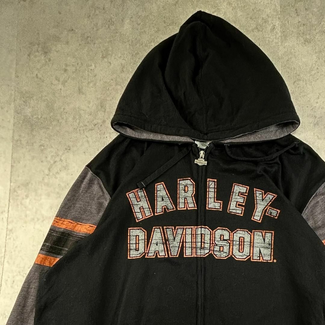 Harley Davidson - ハーレーダビッドソン ブランドロゴ フルジップ