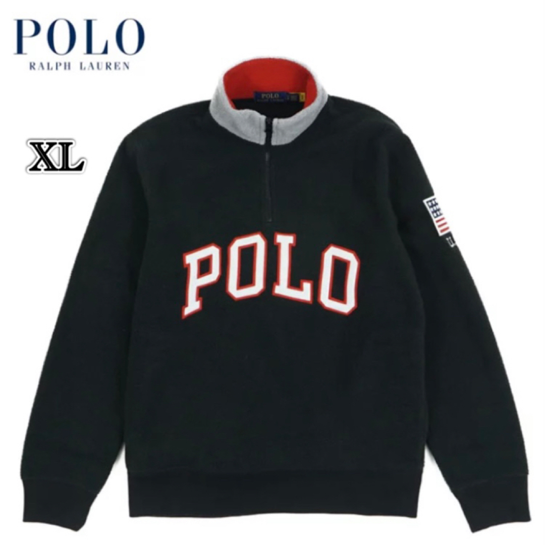 【大人気】POLO ラルフローレン スウェット ハーフジップ フリース