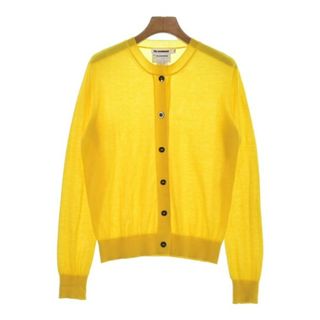 ジルサンダー(Jil Sander)のJIL SANDER ジルサンダー カーディガン 36(XS位) 黄 【古着】【中古】(カーディガン)