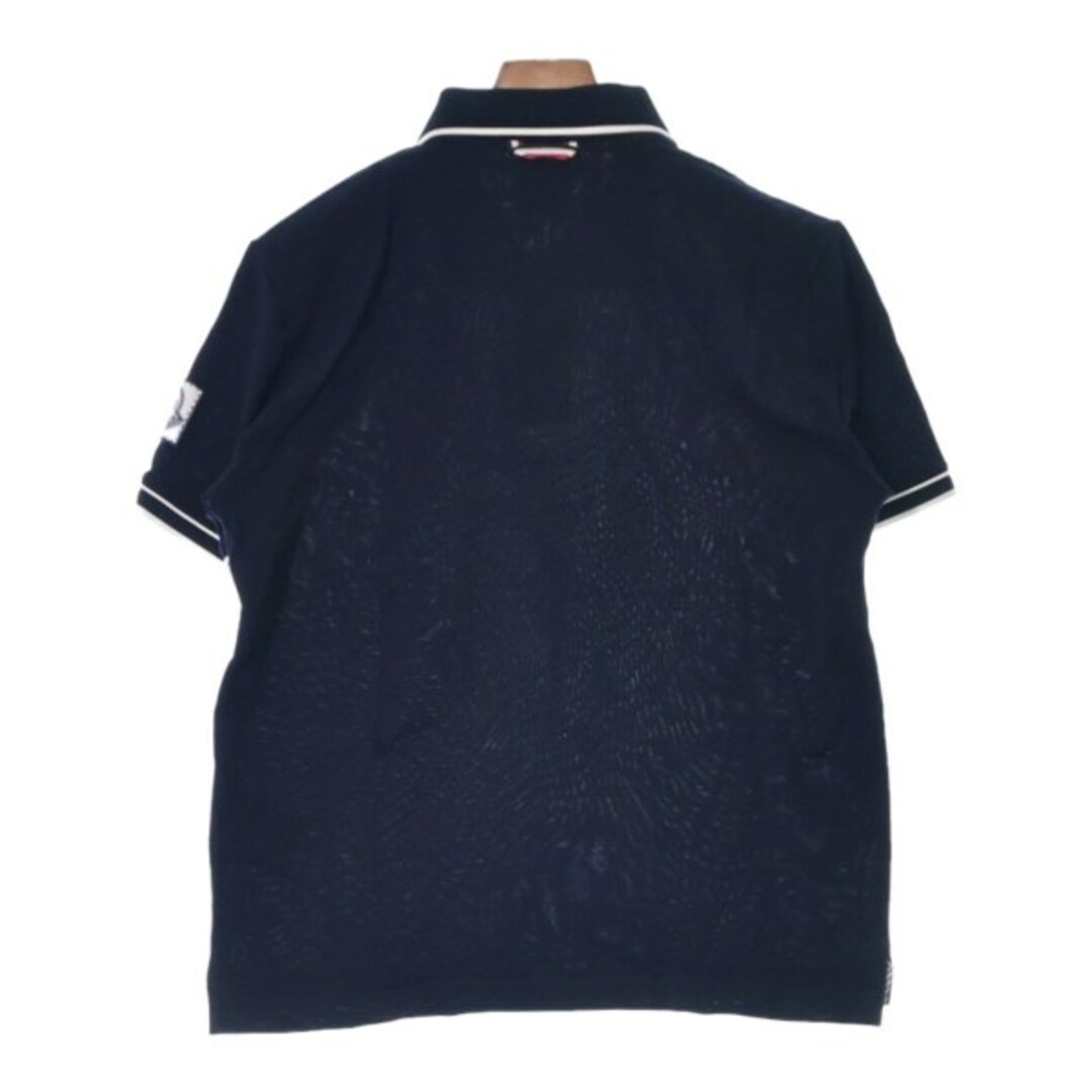 MONCLER GAMME BLEU モンクレールガムブルー ポロシャツ S 紺 【古着